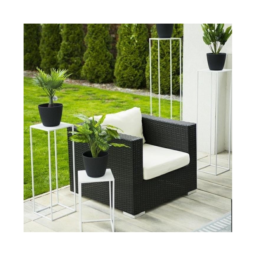Puķu statīvs 70x24 cm balts