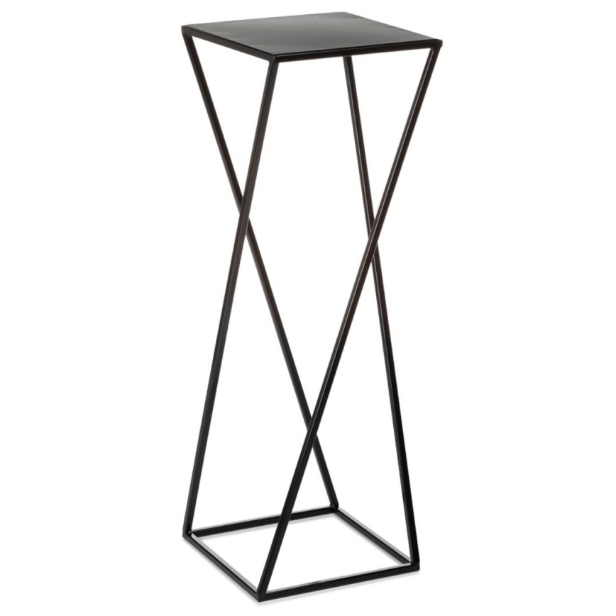 Puķu statīvs 70x24 cm melns