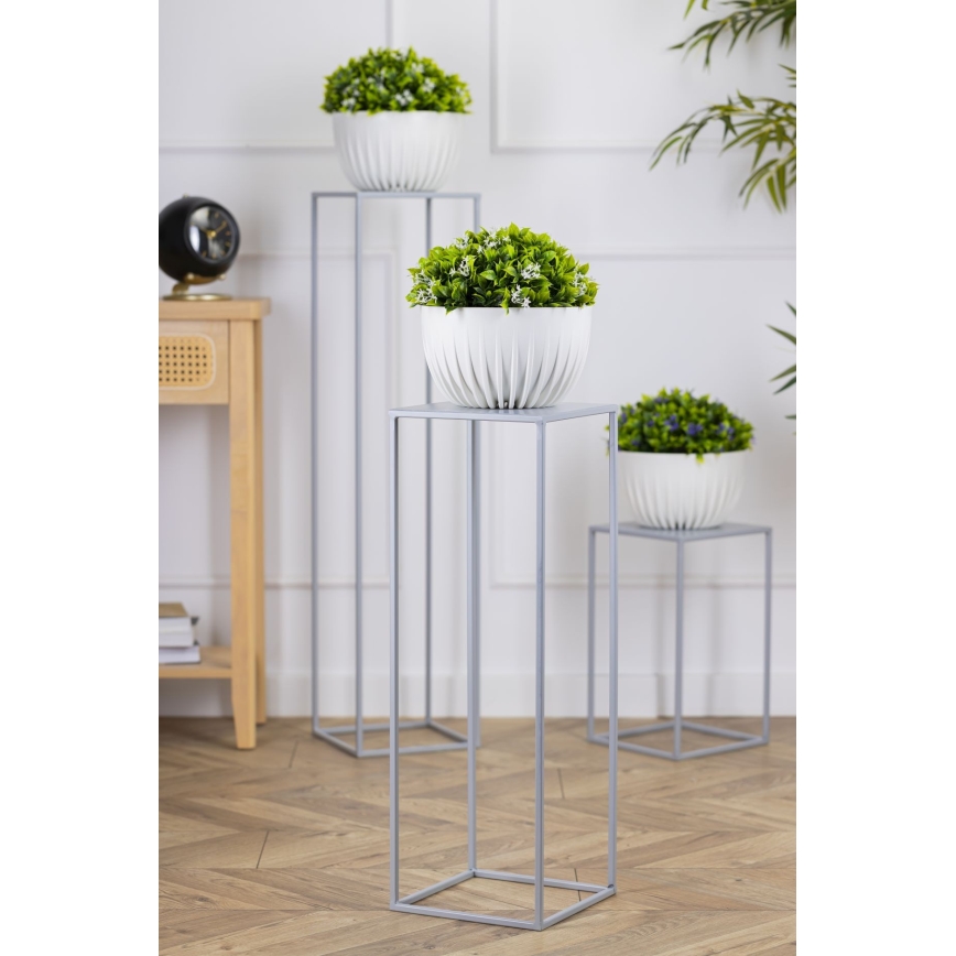 Puķu statīvs 70x24 cm pelēka