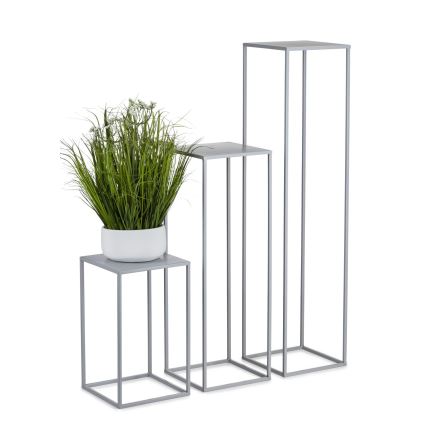 Puķu statīvs 70x24 cm pelēka