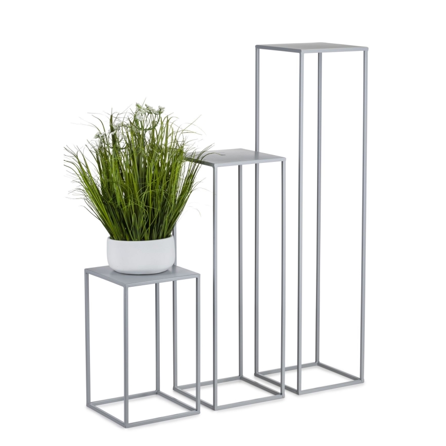 Puķu statīvs 70x24 cm pelēka