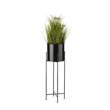Puķu statīvs 75x17 cm melns