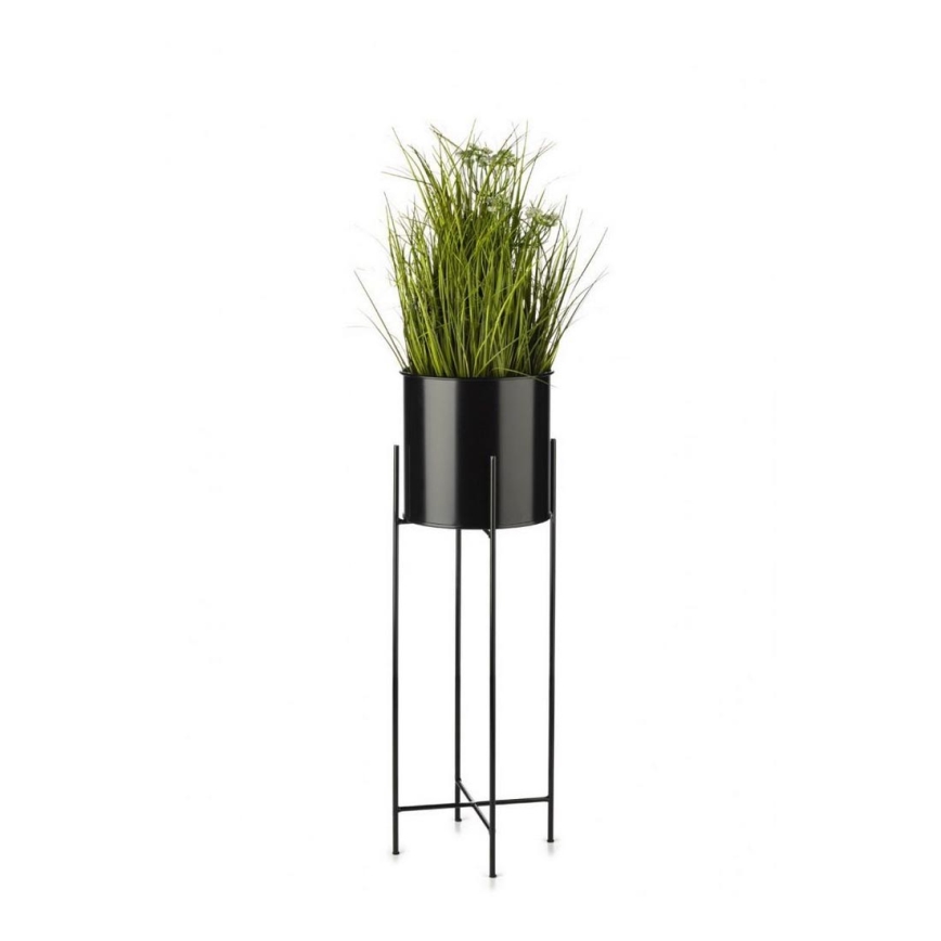 Puķu statīvs 75x17 cm melns