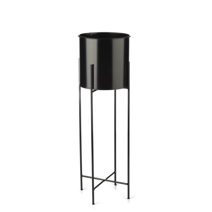 Puķu statīvs 75x17 cm melns