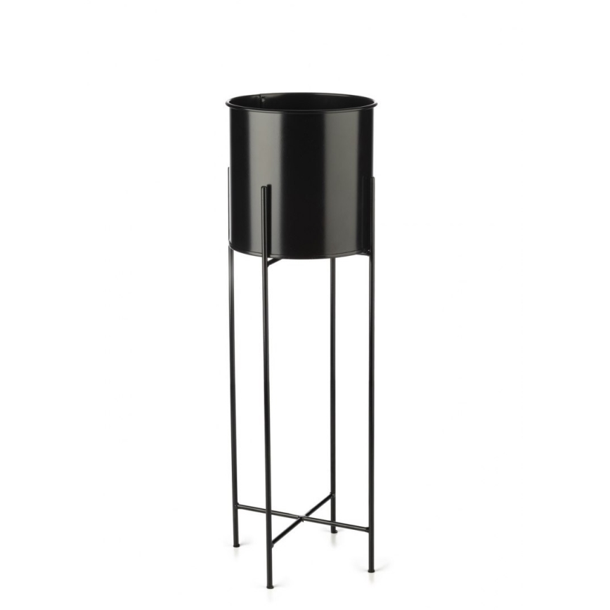 Puķu statīvs 75x17 cm melns