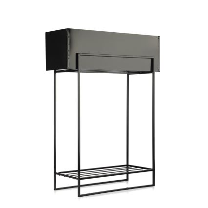Puķu statīvs 82x60 cm melna
