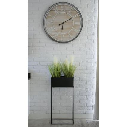 Puķu statīvs 90x44 cm melns