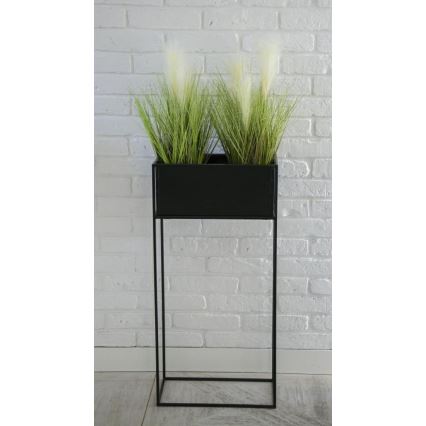 Puķu statīvs 90x44 cm melns