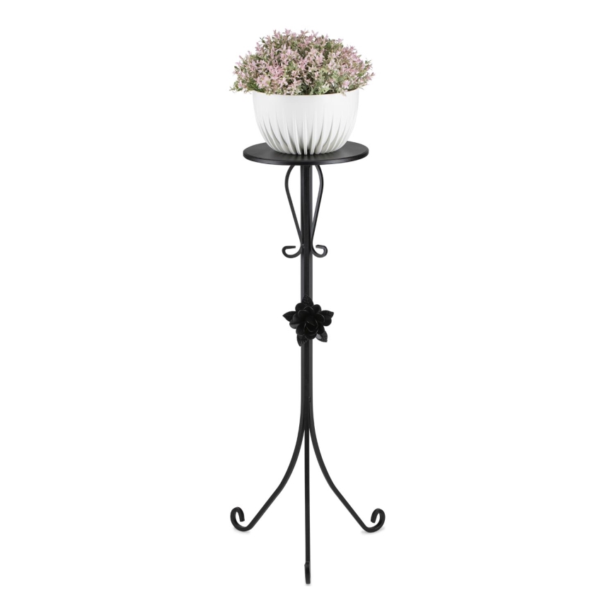 Puķu statīvs 95x39 cm melna