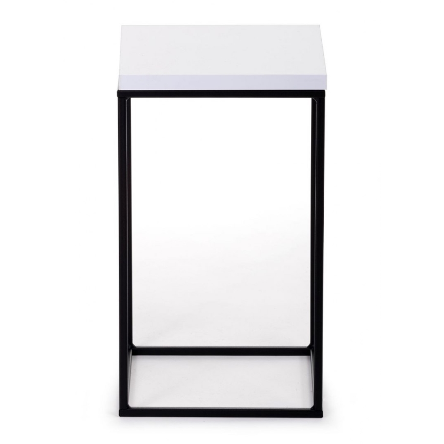 Puķu statīvs BASICLOFT 40x24 balts/melns