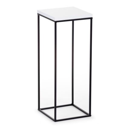 Puķu statīvs BASICLOFT 60x24 melns/balts