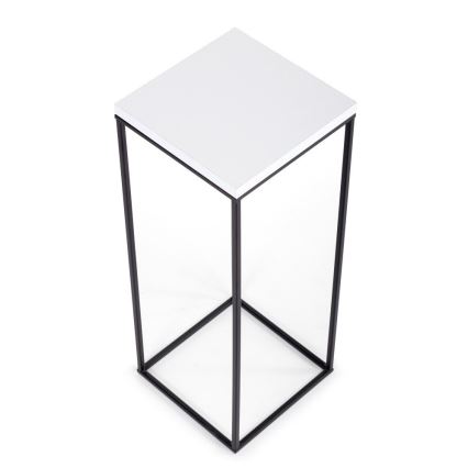Puķu statīvs BASICLOFT 60x24 melns/balts