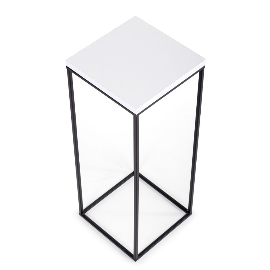 Puķu statīvs BASICLOFT 60x24 melns/balts