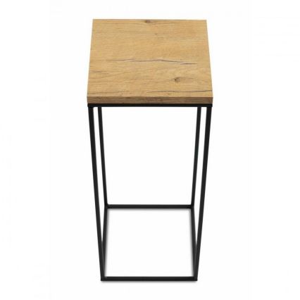 Puķu statīvs BASICLOFT 60x24 melns/brūns