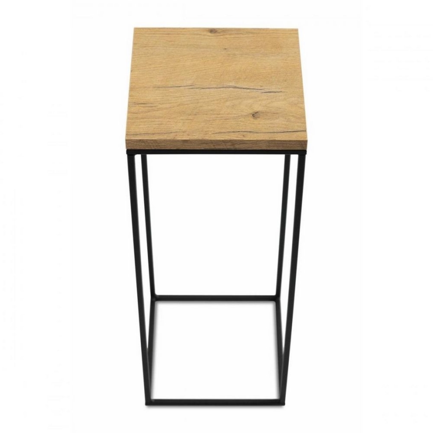 Puķu statīvs BASICLOFT 60x24 melns/brūns