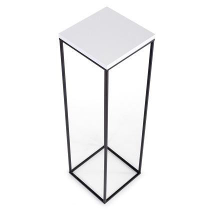 Puķu statīvs BASICLOFT 80x24 melns/balts