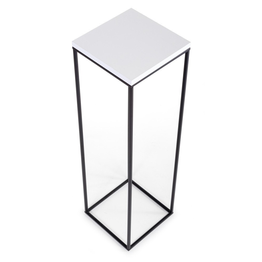 Puķu statīvs BASICLOFT 80x24 melns/balts