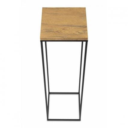 Puķu statīvs BASICLOFT 80x24 melns/brūns