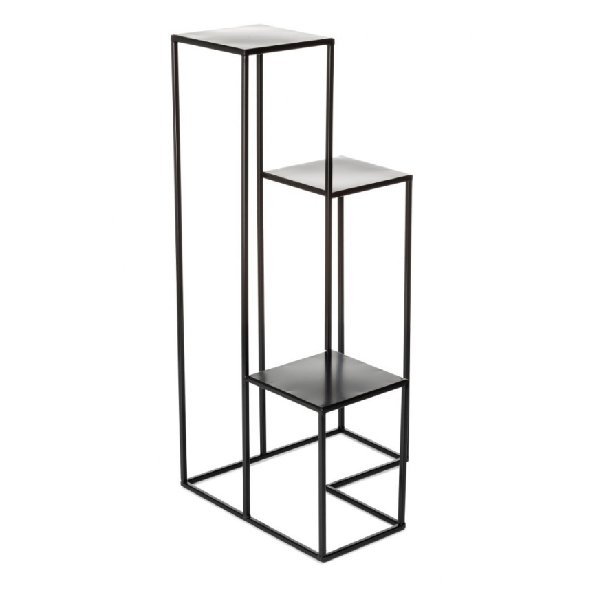 Puķu statīvs KASKADA 85x40 cm melns