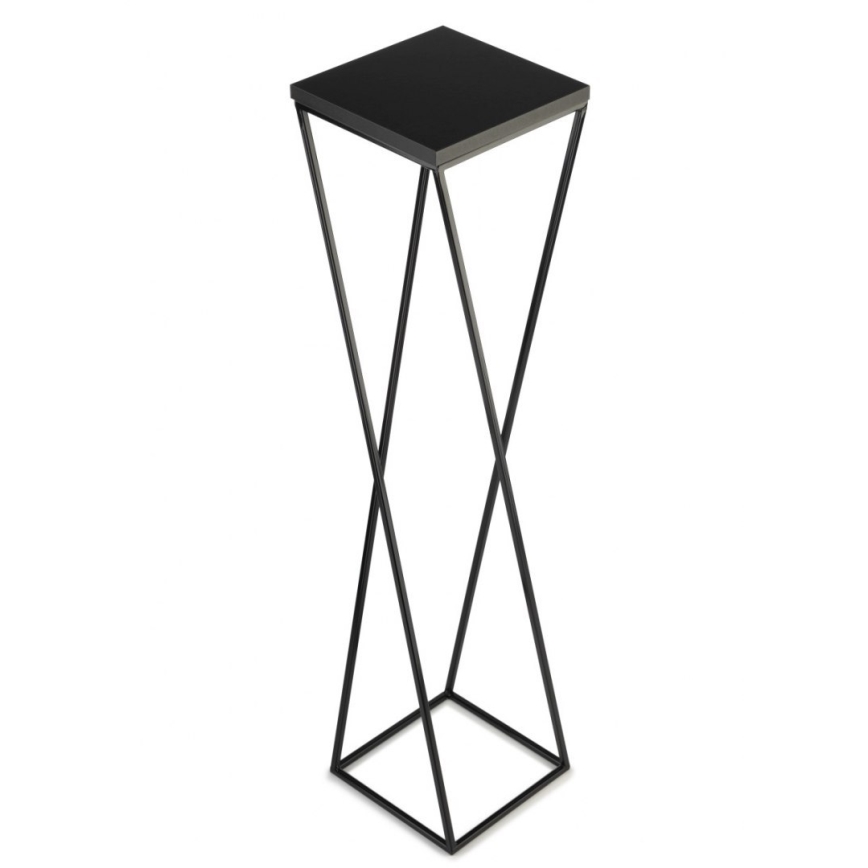 Puķu statīvs LOFT 100x24 cm melns