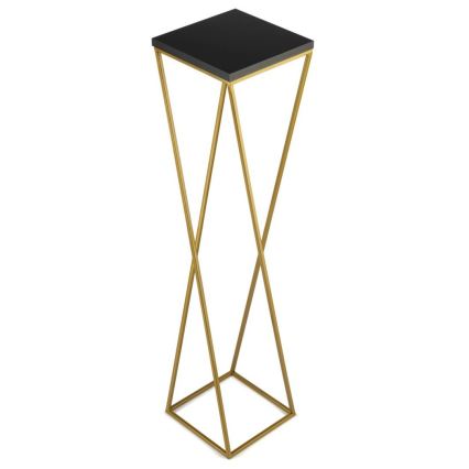 Puķu statīvs LOFT 100x24 cm zelta/melns