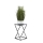 Puķu statīvs LOFT 40x23,5 cm melns
