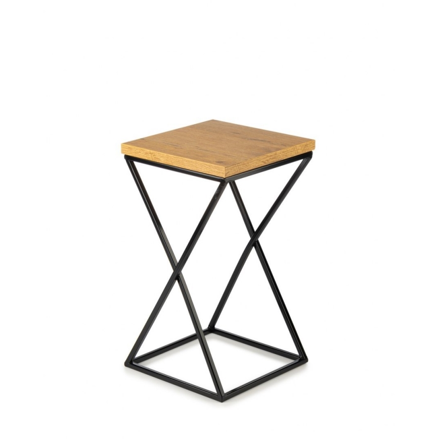 Puķu statīvs LOFT 40x24 cm melns/brūns