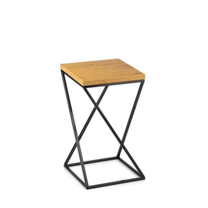 Puķu statīvs LOFT 40x24 cm melns/brūns