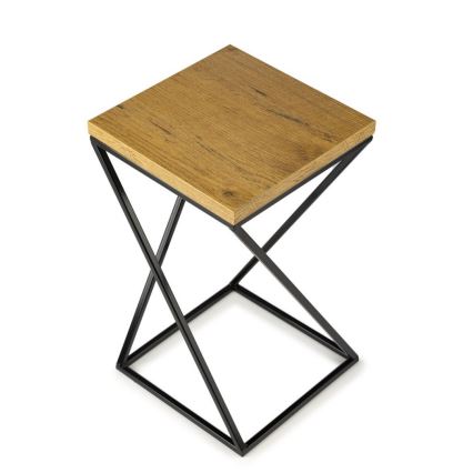 Puķu statīvs LOFT 40x24 cm melns/brūns