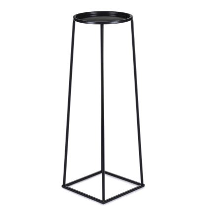 Puķu statīvs LOFT 70x24 cm, melna