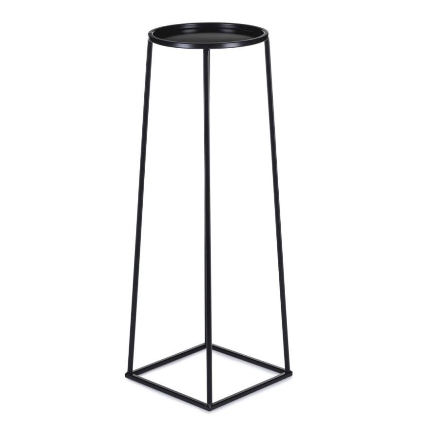 Puķu statīvs LOFT 70x24 cm, melna