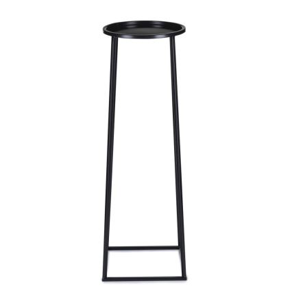 Puķu statīvs LOFT 70x24 cm, melna