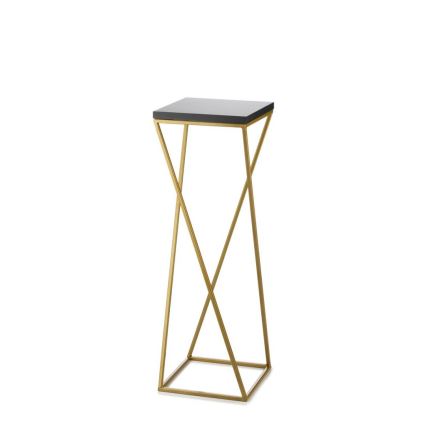 Puķu statīvs LOFT 70x24 cm zelta/melns