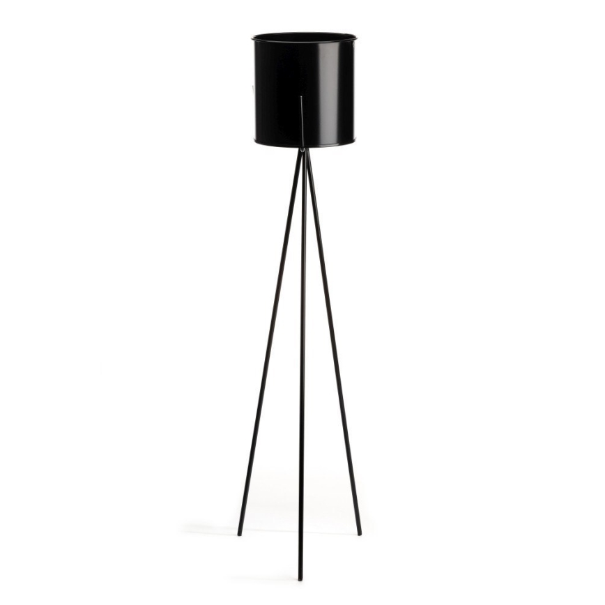 Puķu statīvs TRIPOD 110x25 cm melns