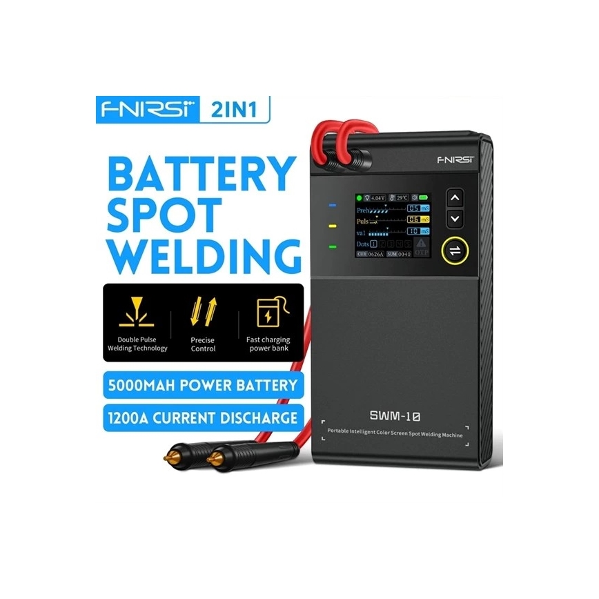 Punktveida akumulatoru metinātājs 5000 mAh, 5 V