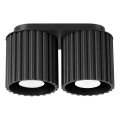 Punktveida gaismeklis AURA 2xGU10/10W/230V melns