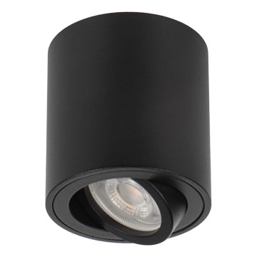 Punktveida gaismeklis BORD ONE 1xGU10/10W/230V melns