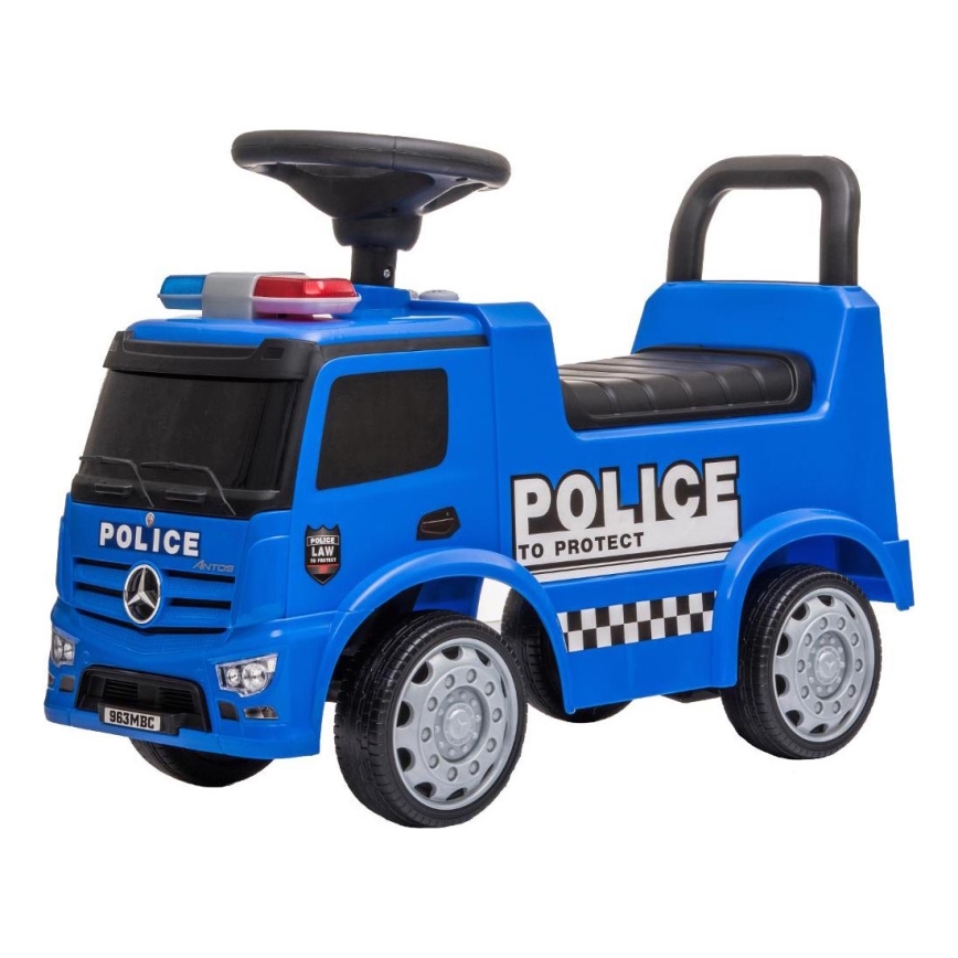 Push automašīna Mercedes Policijas automašīna zila