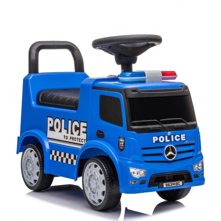 Push automašīna Mercedes Policijas automašīna zila
