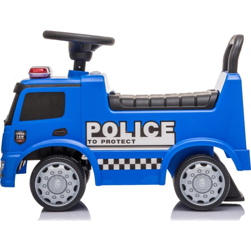 Push automašīna Mercedes Policijas automašīna zila