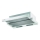 Pyramis 65040001 - Virtuves tvaika nosūcējs SLIDING NT 60 cm balta