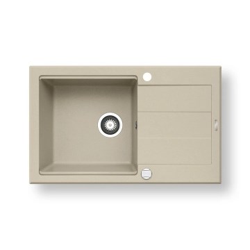Pyramis 70083601 - Virtuves izlietne SPARTA PLUS LUX 78x48 cm granīts/bēša