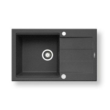 Pyramis 70083701 - Virtuves izlietne SPARTA PLUS LUX 78x48 cm granīts/melna