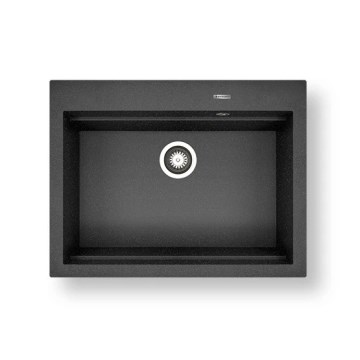 Pyramis 70094201 - Virtuves izlietne SIROS 67x51,5 cm  granīts/melna