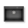 Pyramis 70094201 - Virtuves izlietne SIROS 67x51,5 cm  granīts/melna