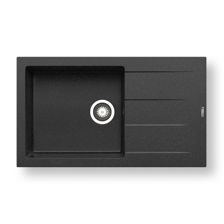 Pyramis 70107111 - Virtuves izlietne ATHLOS 86x50 cm granīta/melna
