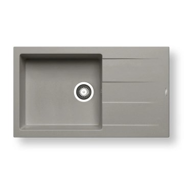 Pyramis 70107211 - Virtuves izlietne ATHLOS 86x50 cm granīts/pelēka