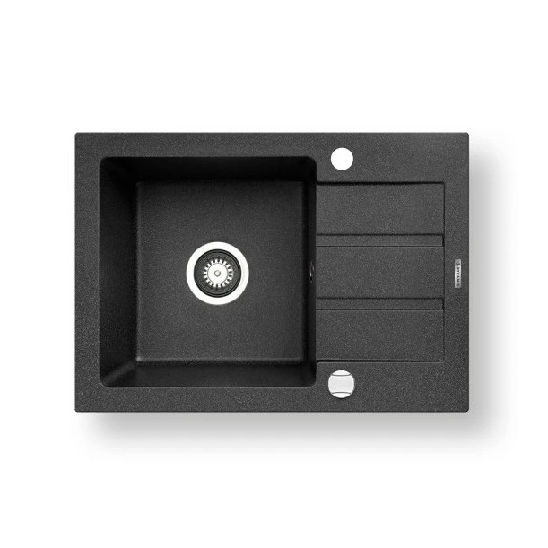 Pyramis 70165701 - Virtuves izlietne NEXT 62x44 cm granīts/melna