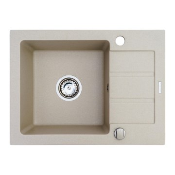 Pyramis 70165801 - Virtuves izlietne NEXT 62x44 cm granīta/bēša