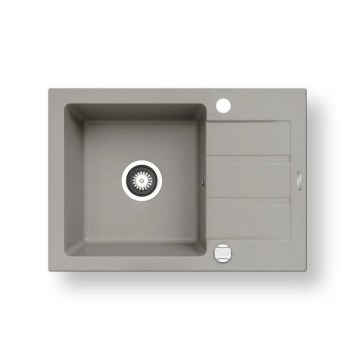 Pyramis 70166001 - Virtuves izlietne NEXT 62x44 cm granīts/pelēka